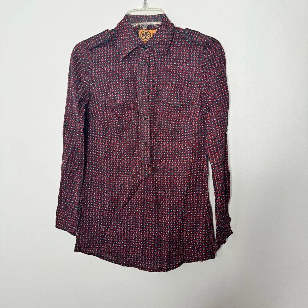 Tory Burch button down shirt size 0